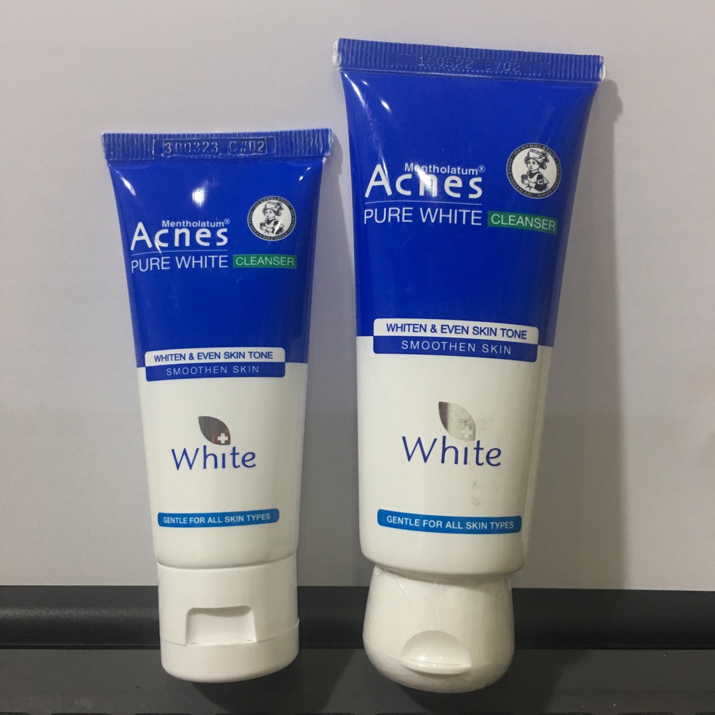 Acnes pure white – sữa rửa mặt dưỡng trắng