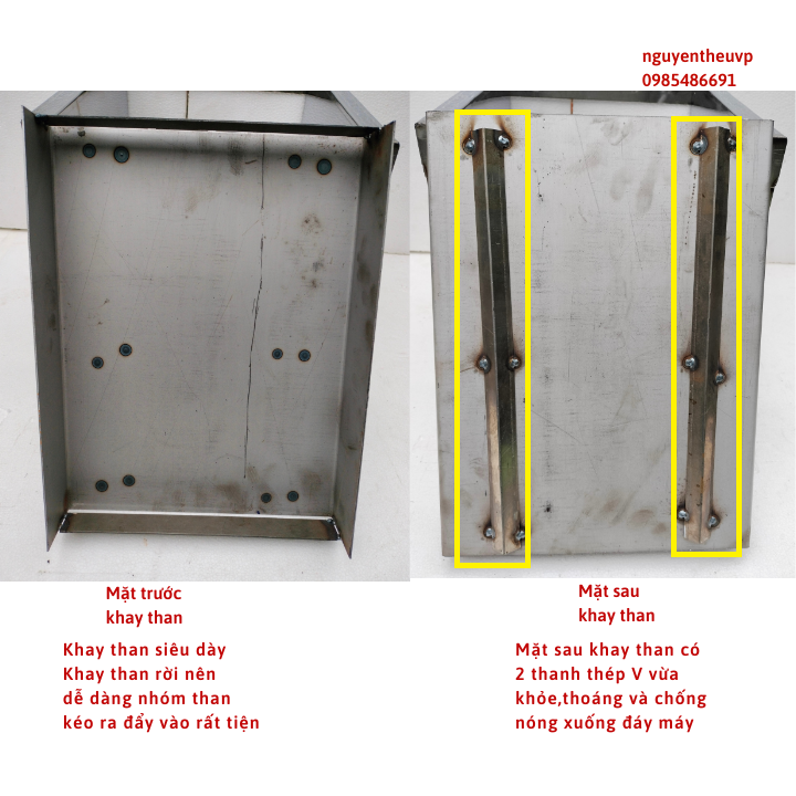 Máy nướng thịt, chả mini tự động chuẩn (xiên  inox đi kèm máy)