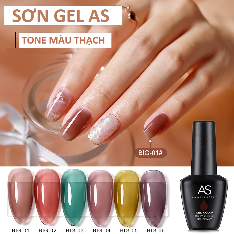 Sơn gel AS - màu thạch mã BIG