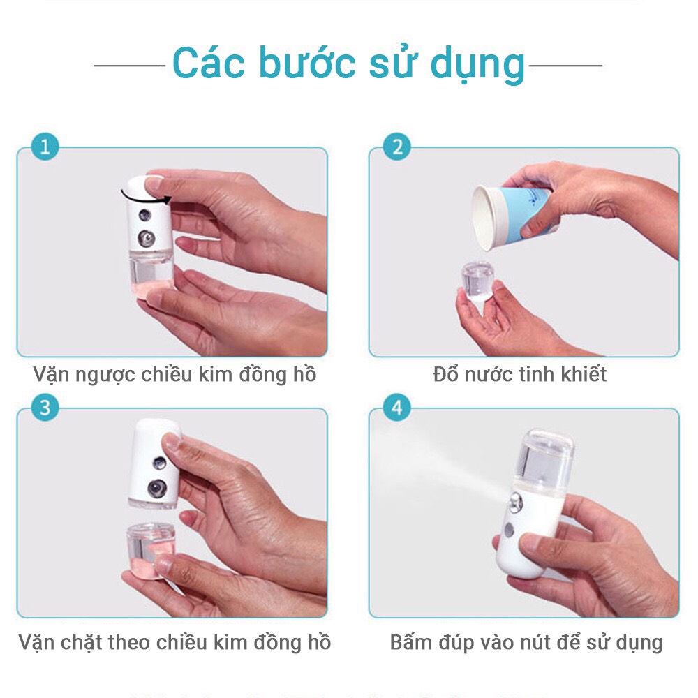 MÁY XỊT KHOÁNG - PHUN SƯƠNG MINI