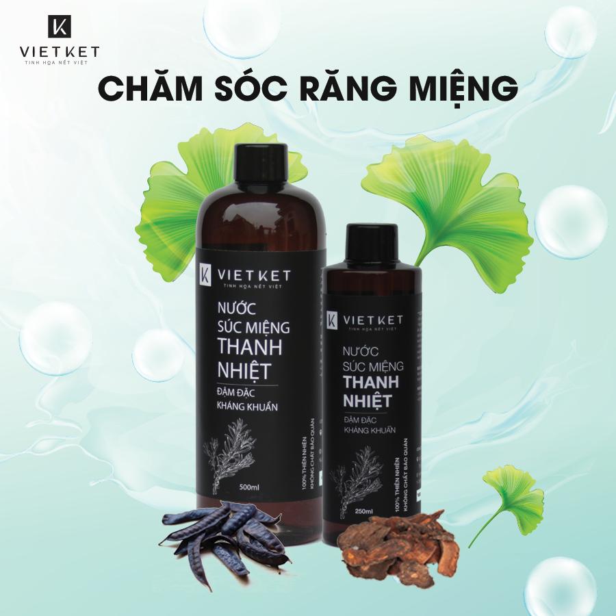 ( Freeship ) Nước Xúc Miệng Vietket - Chai 500ml