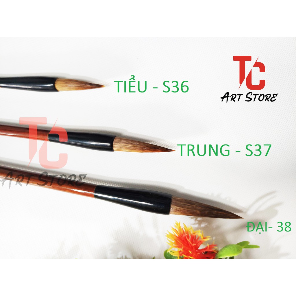 Cọ Thư Pháp Baoke Lông Sói S36- S37- S38 (Npp Thành Công)