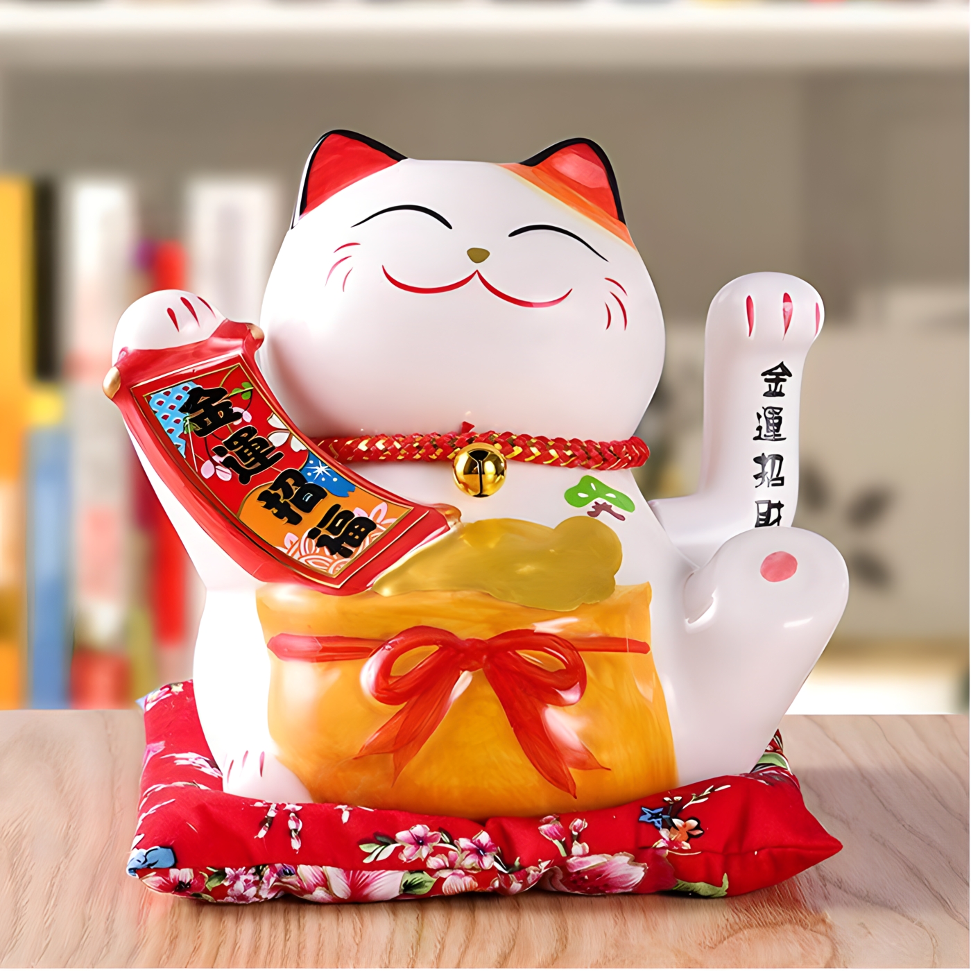 Mèo Thần Tài vẫy tay - cao 16cm