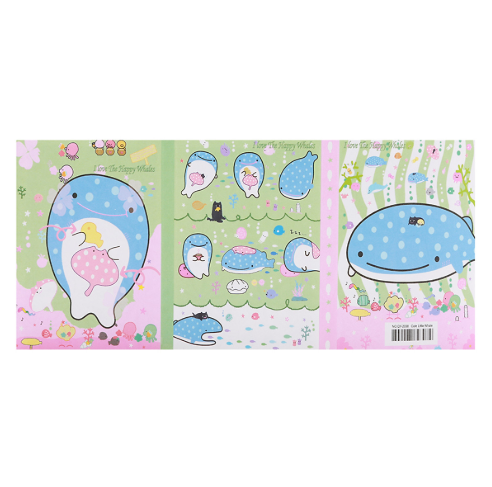 [HCM]Sổ Giấy Note Cute Little Whale (6 Xấp) - Mẫu 3