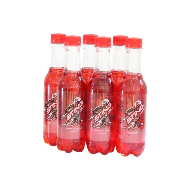 Lốc 6 Chai Sting Đỏ Dâu (330ml / Chai)