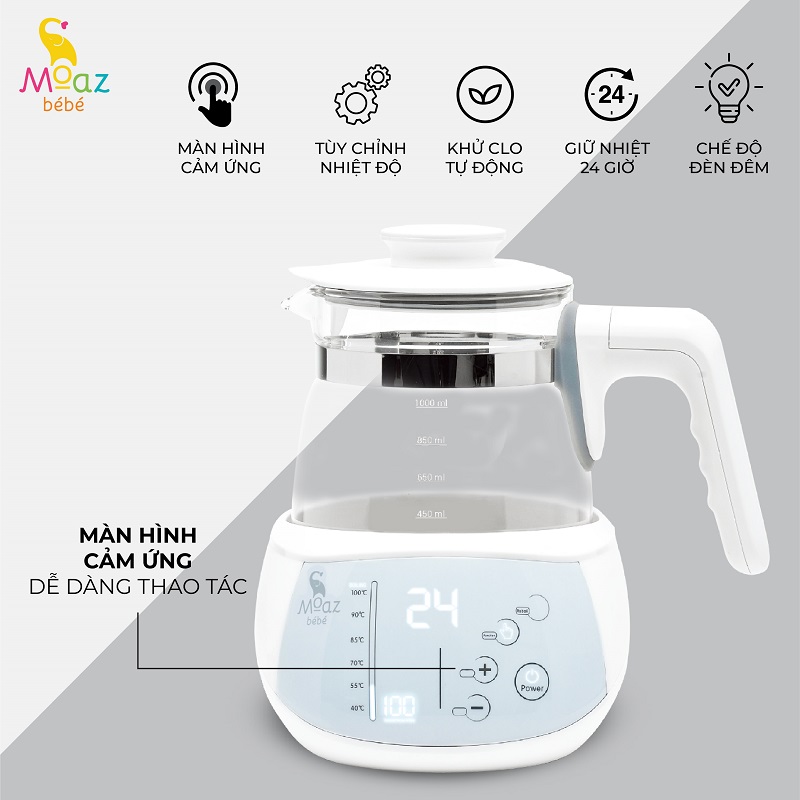Bình đun nước thông minh Moaz BéBé MB – 002