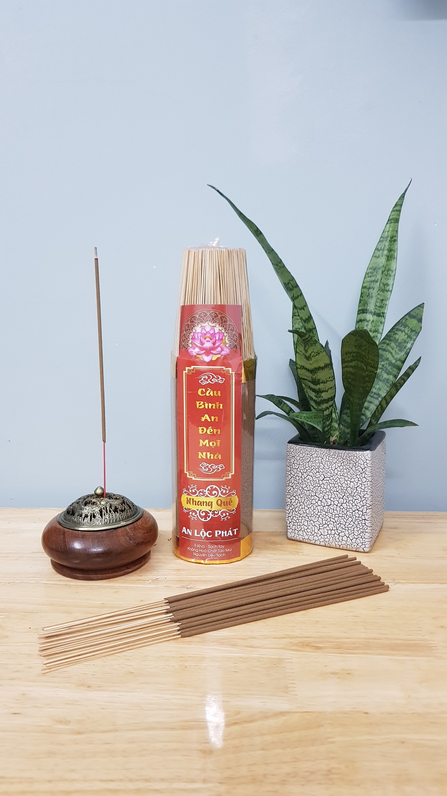 Nhang Quế Thơm Dịu Nhẹ - An Lộc Phát ( bó 500 cây )