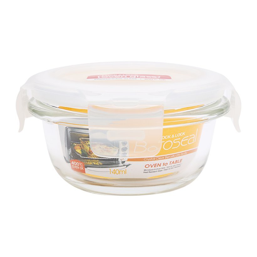 Hộp Thủy Tinh Lock&Lock Clear Tròn LLG811 (140ml)