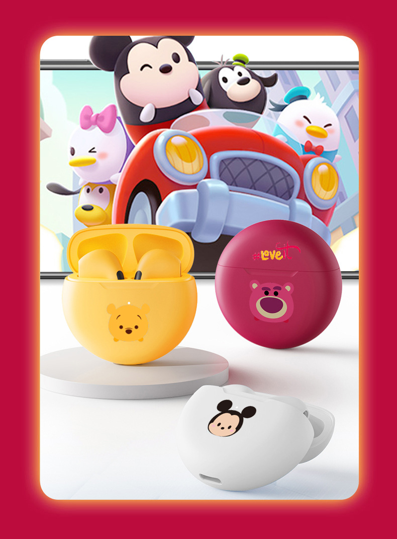 Tai Nghe Không Dây Disney KD-17 Loa Bluetooth Tích Hợp Micrô, Điều Khiển Từ Xa, Chất Lượng Âm Thanh Tốt