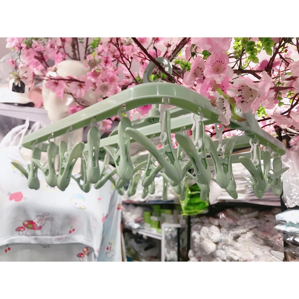 Móc Chùm Nhựa 32 Kẹp