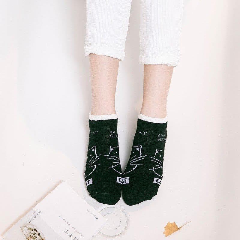 Vớ tất mèo đen trắng ( giao hàng ngẫu nhiên )