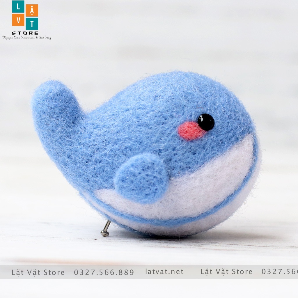 Bộ len chọc siêu rẻ Bộ Tứ Cùi Bắp - hồ HandMade, quà tặng - Needle felting có hướng dẫn