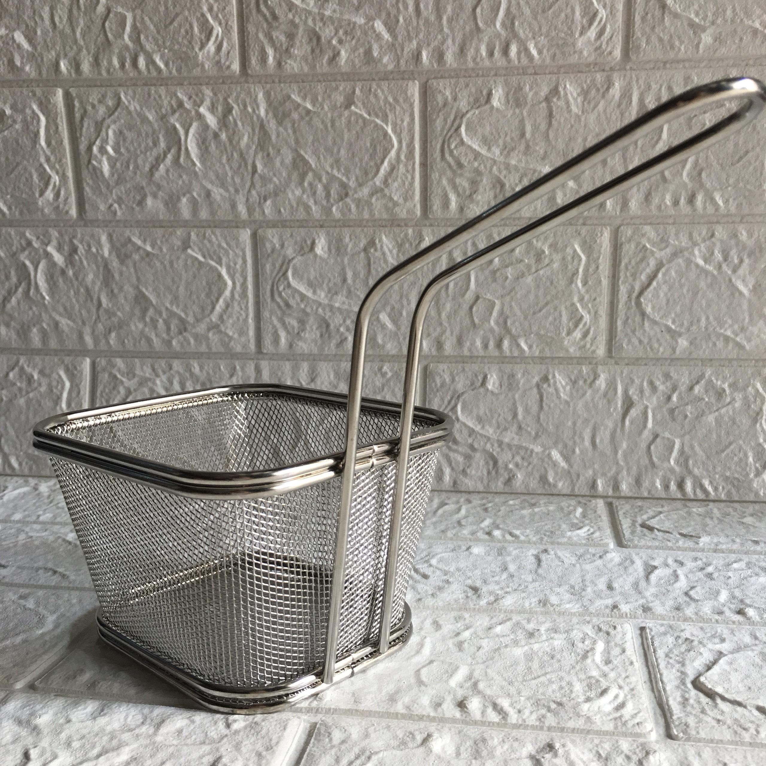 Rổ lưới Inox vuông tròn dùng cho nhà bếp.