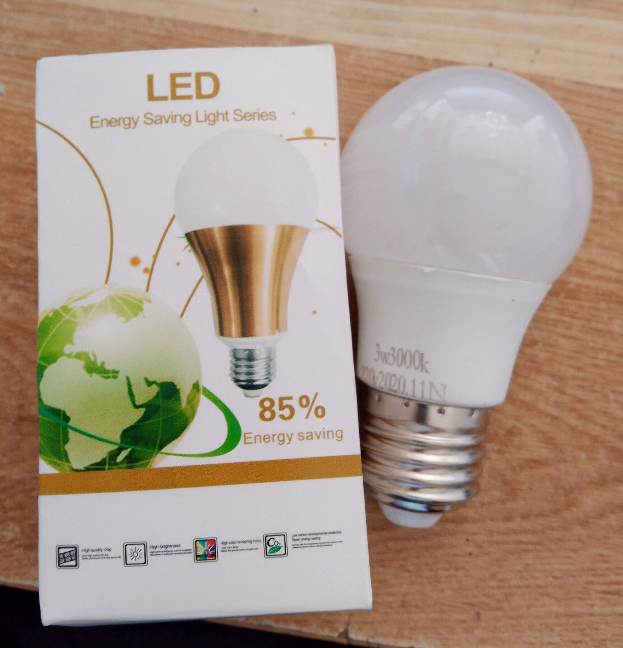 BÓNG ĐÈN LED 3W (BÓNG KÍN)