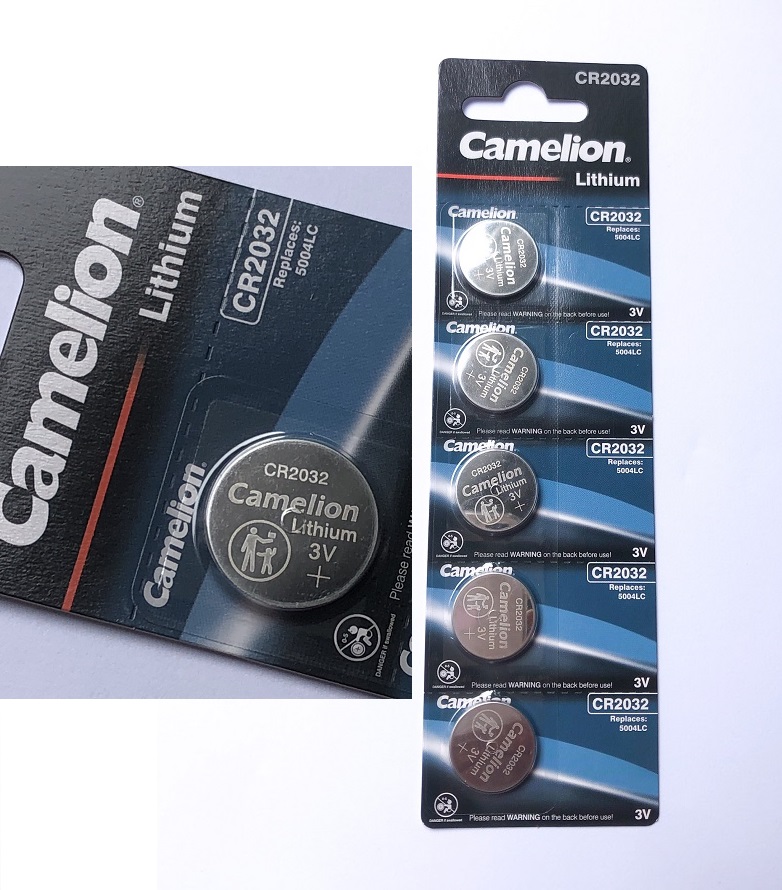 [Chính Hãng]Vỉ 5 Viên Pin Cmos CR2032 Camelion Lithium Battery 3V