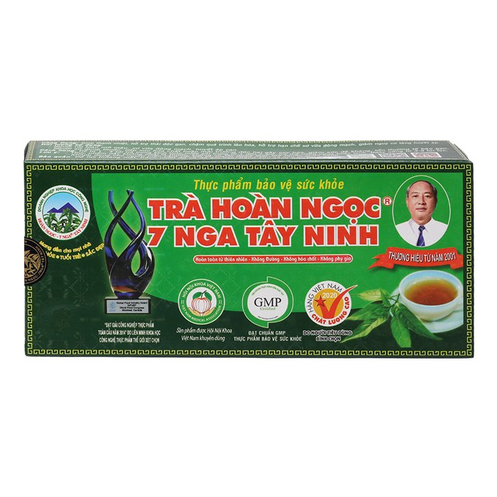 Trà Hoàn Ngọc 7 Nga Tây Ninh (Hộp 30 gói túi lọc)