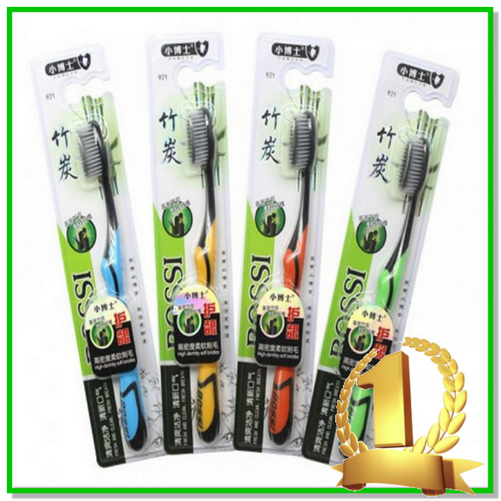 [Combo 5 tree] toothbrush bamboo charcoal activated Korean Bossi soft strong teeth