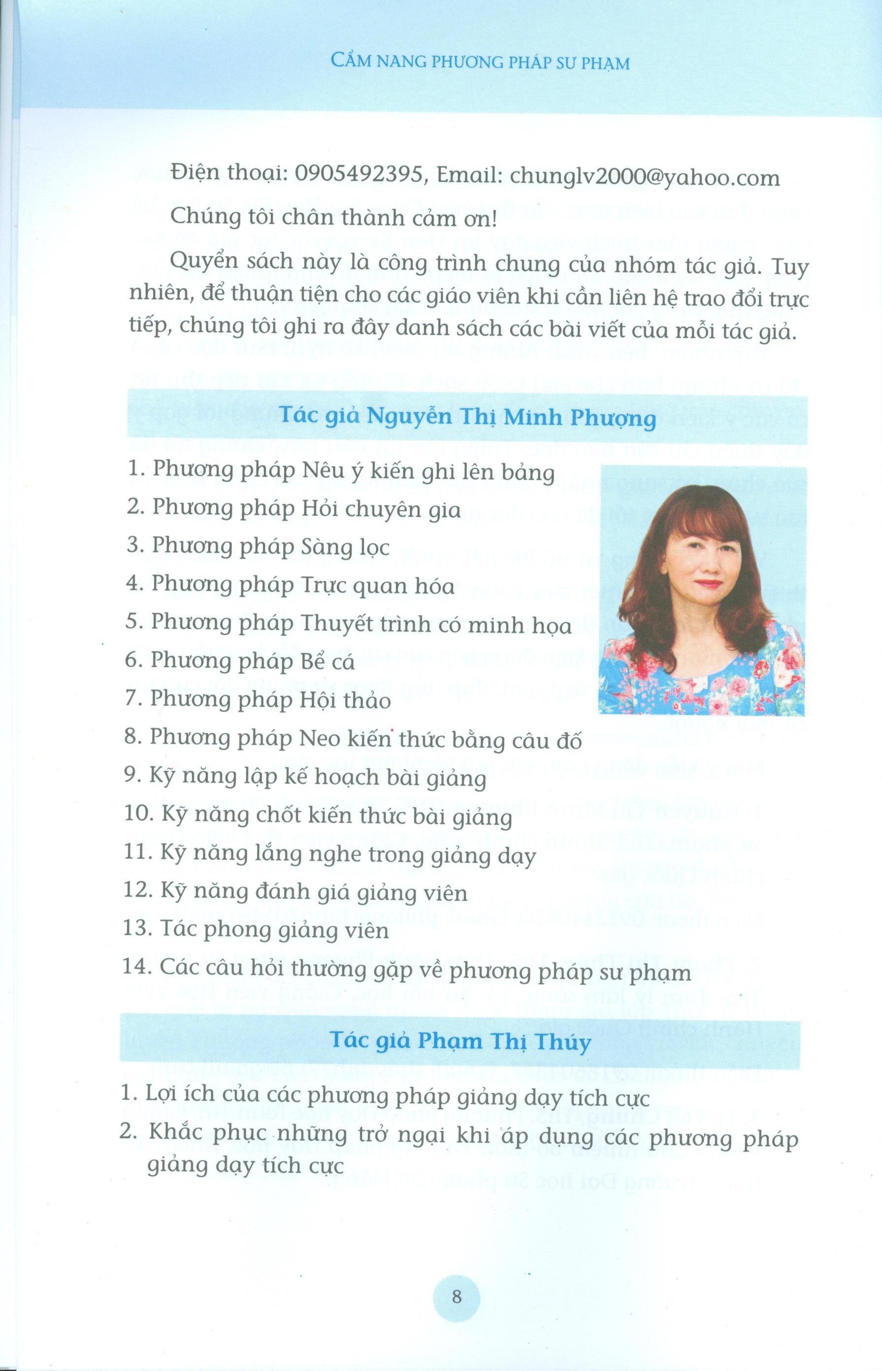 Cẩm Nang Phương Pháp Sư Phạm