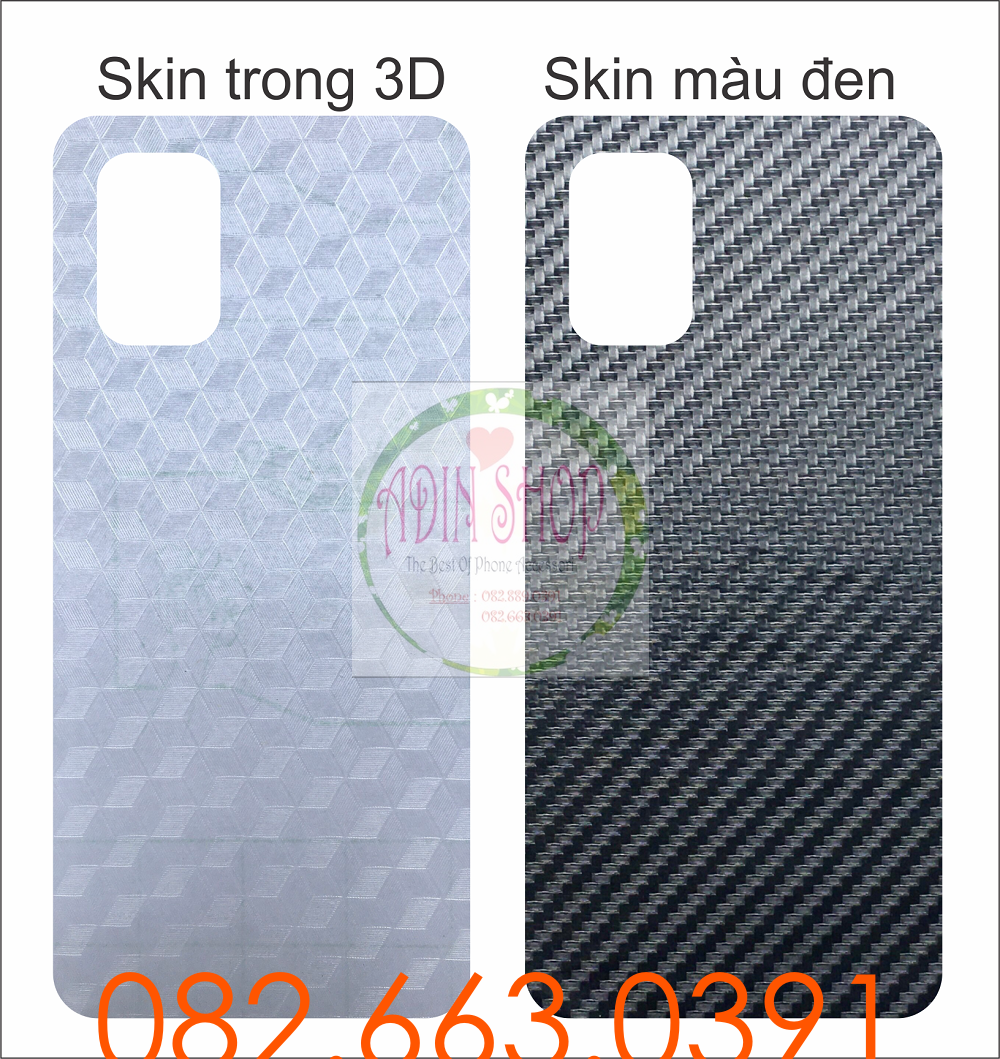 Miếng dán mặt lưng skin carbon Oneplus 8T