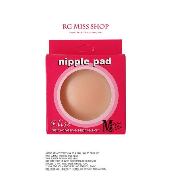 Miếng dán ngực nhũ hoa (đầu ti 2 chiếc) silicon nâng ngực Hàn Quốc cao cấp mềm mại màu da giống thật không lộ