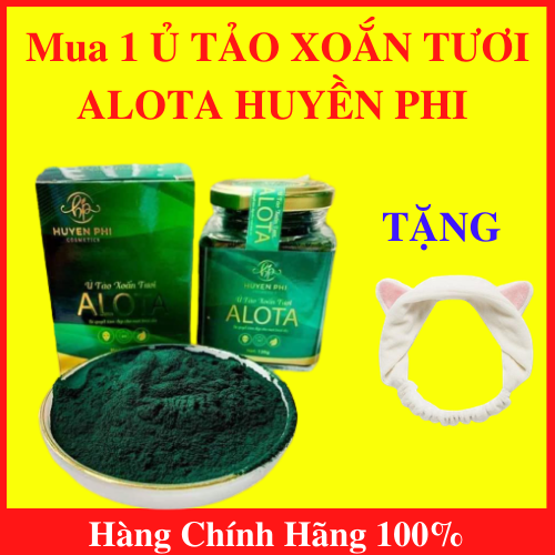 [HCM]Ủ TẢO XOẮN TƯƠI ALOTA HUYỀN PHI Tảo Nguyên Chất Từ Nhật Bản Sáng Da Trắng Mịn