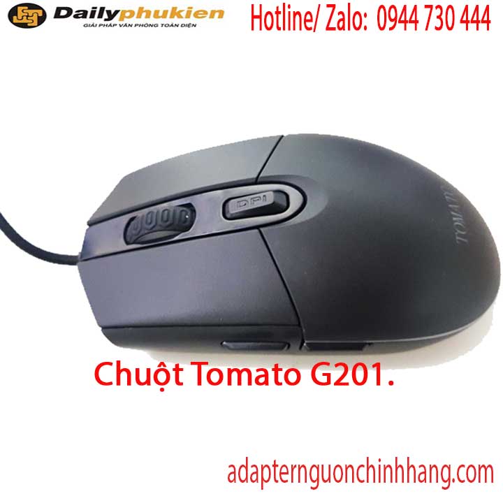 Chuột có dây gaming Tomato G201 Led 7 màu 3200DPI