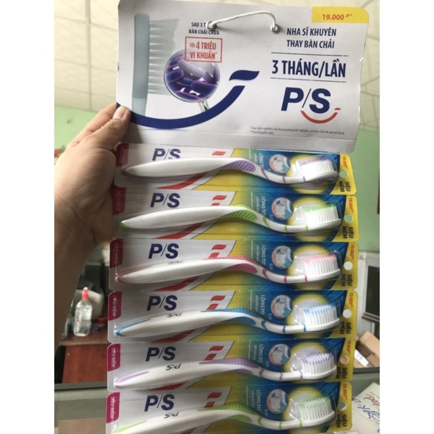 Bàn Chải Đánh Răng PS siêu mềm combo 2 cái
