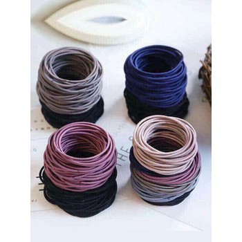 sét 100 chun buộc tóc cho bạn gái