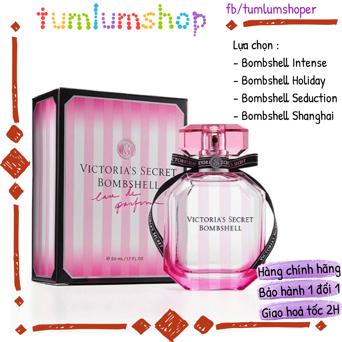 Nước hoa nữ Victoria’s Secret Bombshell Eau de Parfum