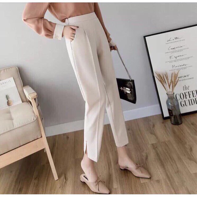 Quần Baggy Xẻ Gấu Siêu Đẹp