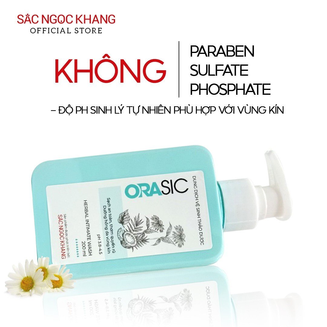 Dung dịch vệ sinh hằng ngày Orasic thảo dược - Hỗ trợ làm sạch, làm sáng, khử mùi