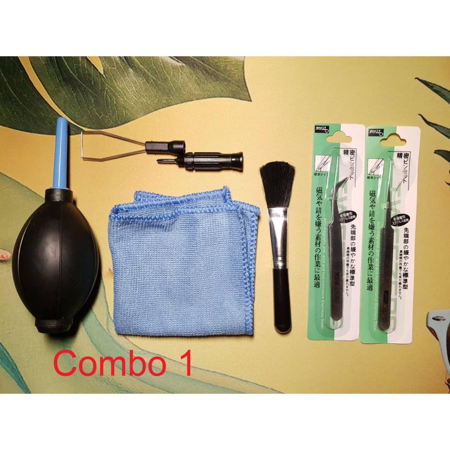 Bộ dụng cụ kèm keypuller ɡel vệ sinh bàn phím cơ
