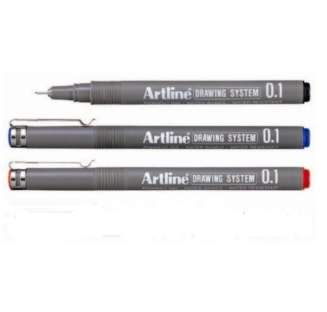 Bút vẽ kỹ thuật Artline EK-231 Drawing System Pen, nét 0.1mm