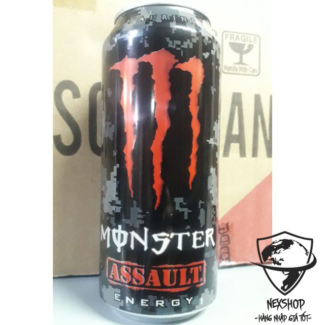 Nước tăng lực Monster Assault 473ml Mỹ