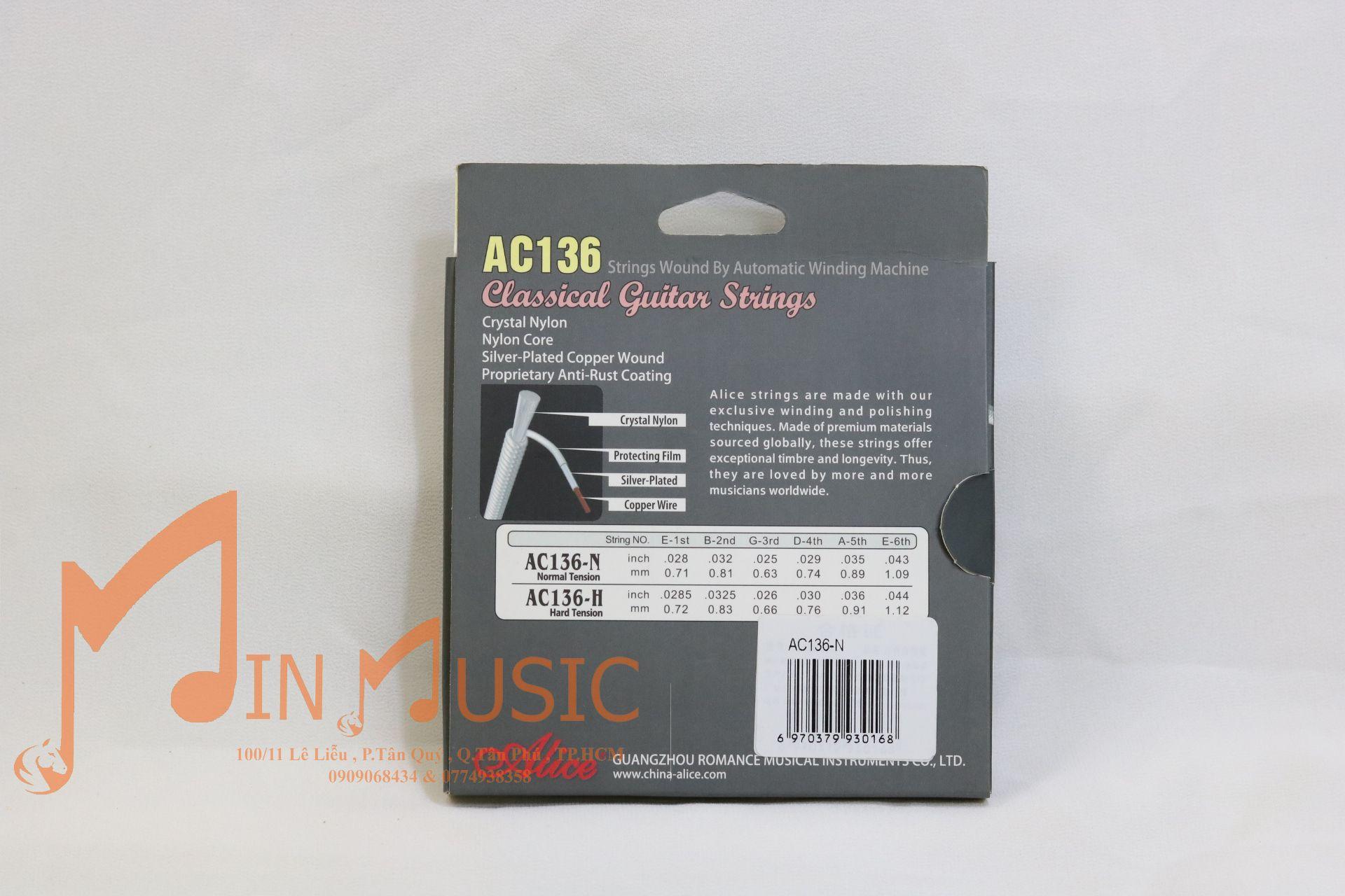 Dây Đàn Guitar classic Alice AC136 | dây nilong