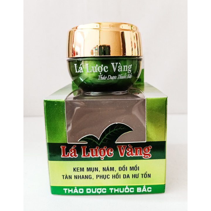 Kem Lá Lược Vàng-Xanh