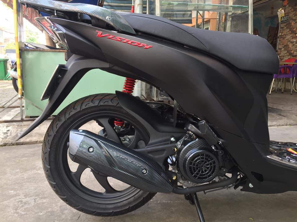 Bộ ốp carbon cho xe VISION 2014-2020
