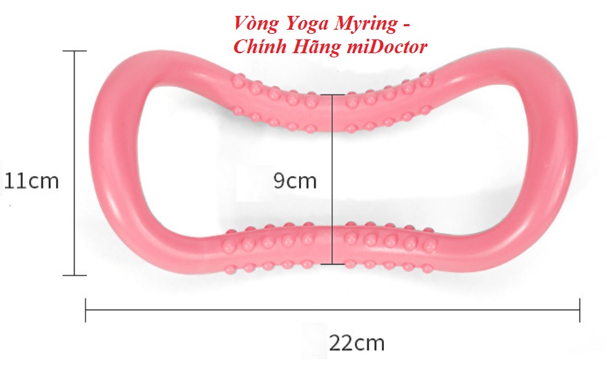 Vòng tập yoga myring có gai massage (giao màu ngẫu nhiên)