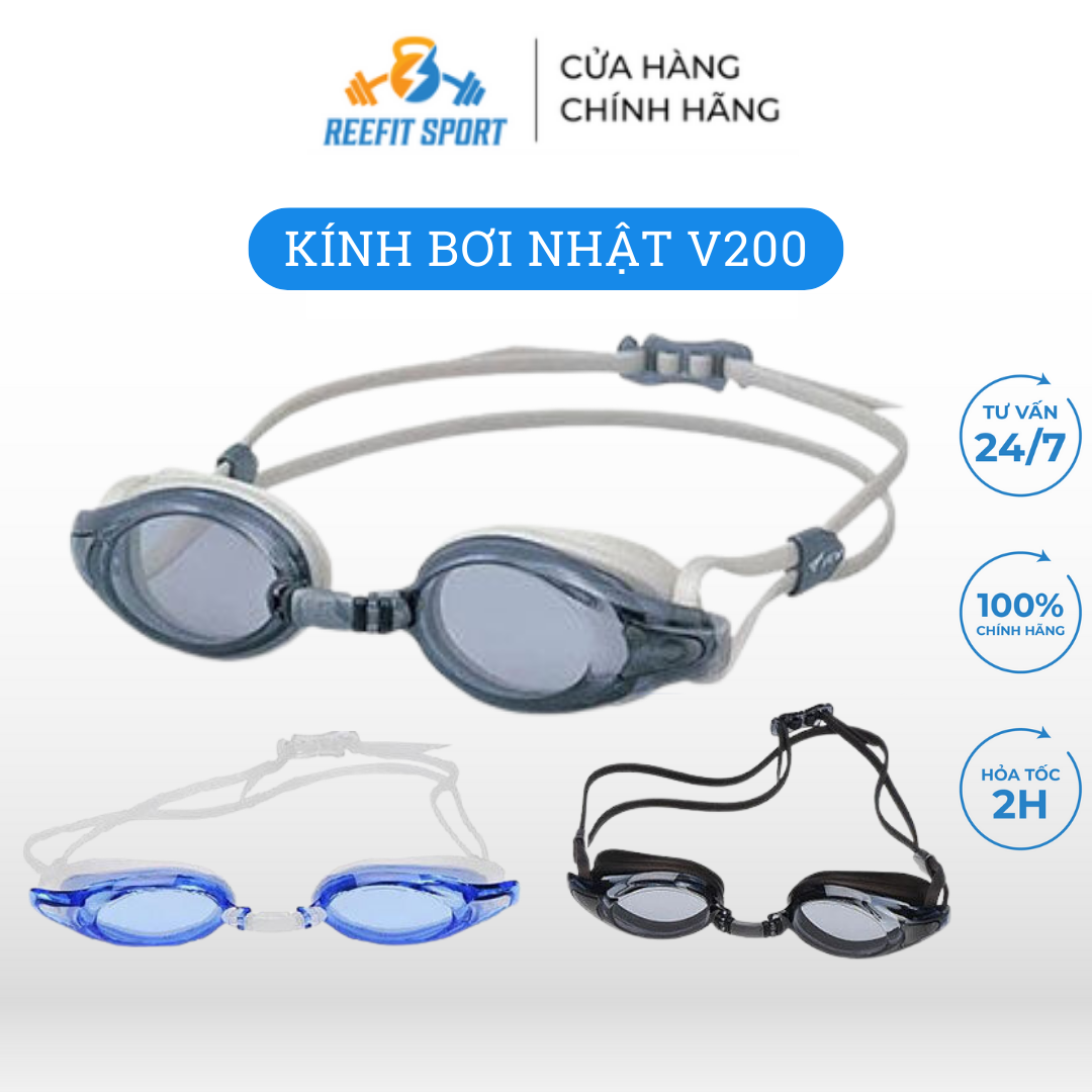 Kính bơi Nhật View V200 (Đen)