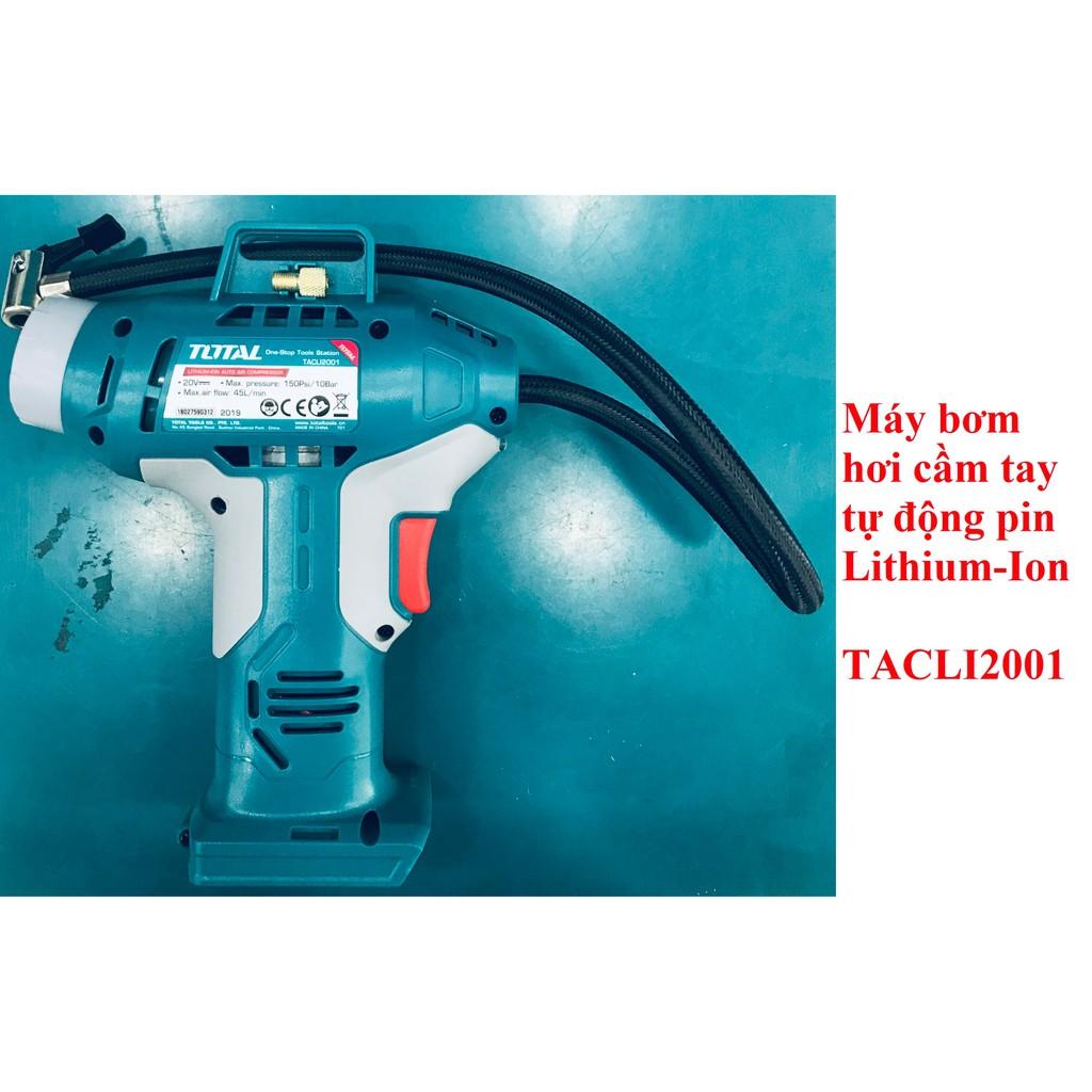 20V Máy bơm hơi tự động dùng pin Total TACLI2001 (không gồm pin và sạc)