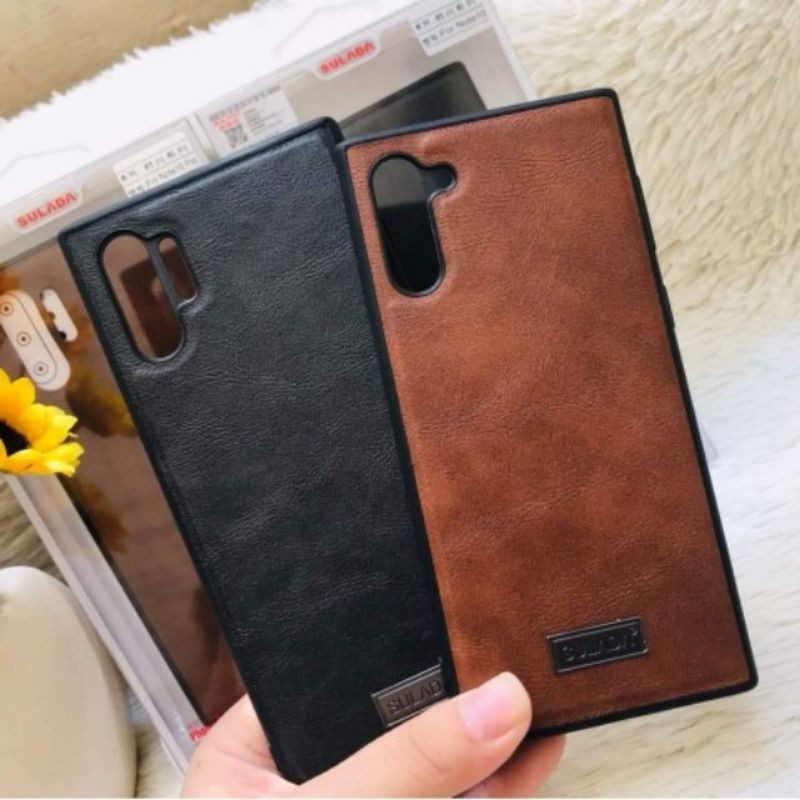 Ốp lưng Sulada da cho Galaxy Note 10 Plus/ Note 10 chính hãng