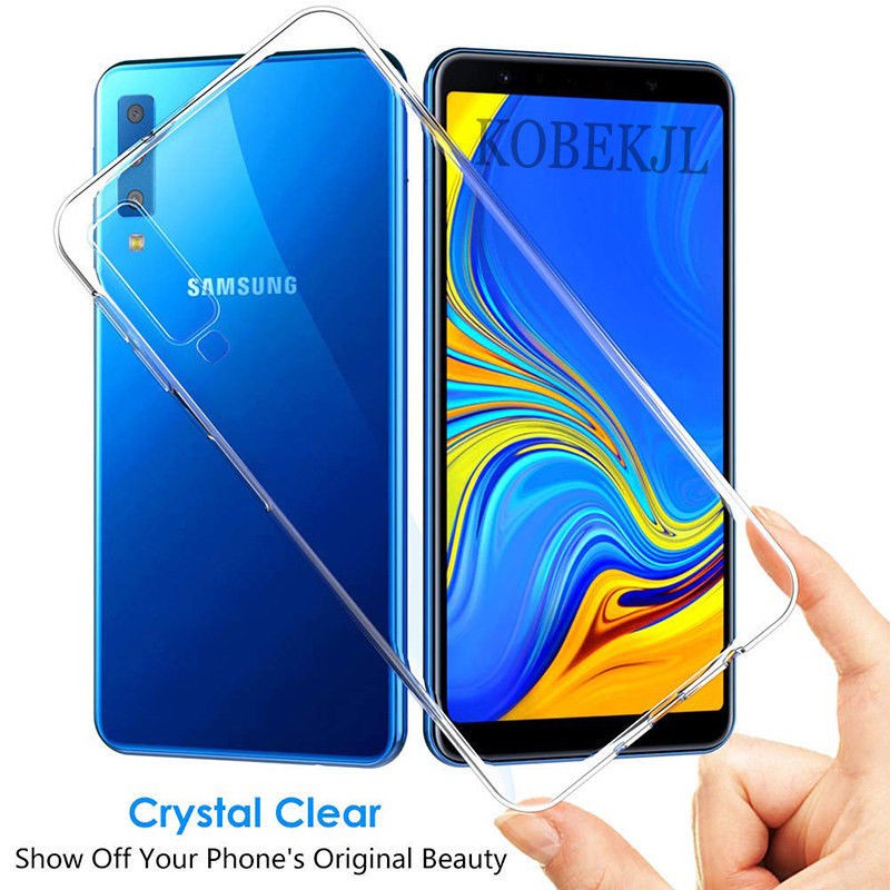 Ốp dẻo trong chống ố vàng cho Samsung Galaxy A7(2018) (Loại A+)