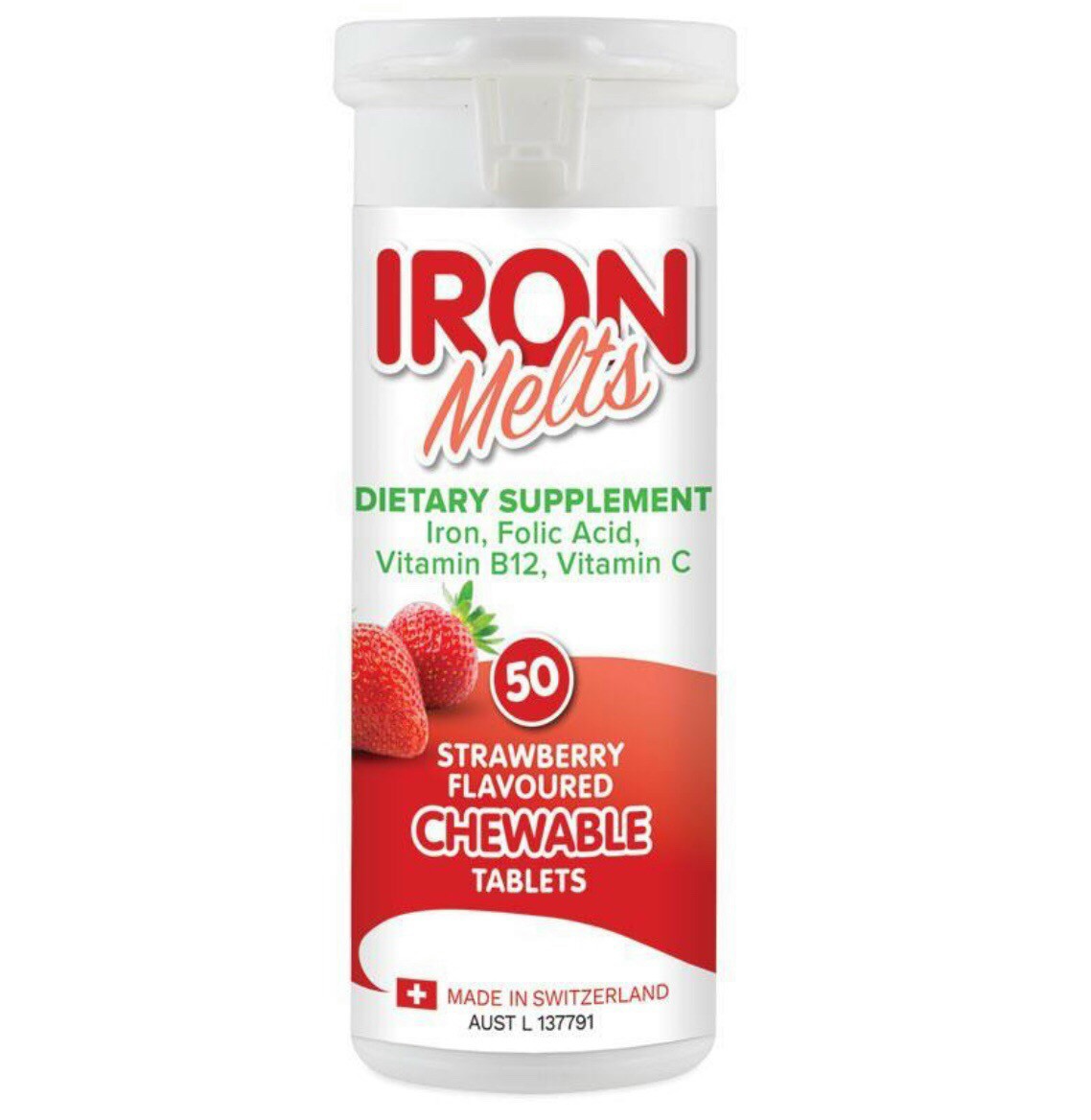 Viên sắt ngậm Iron Melts (50 viên)