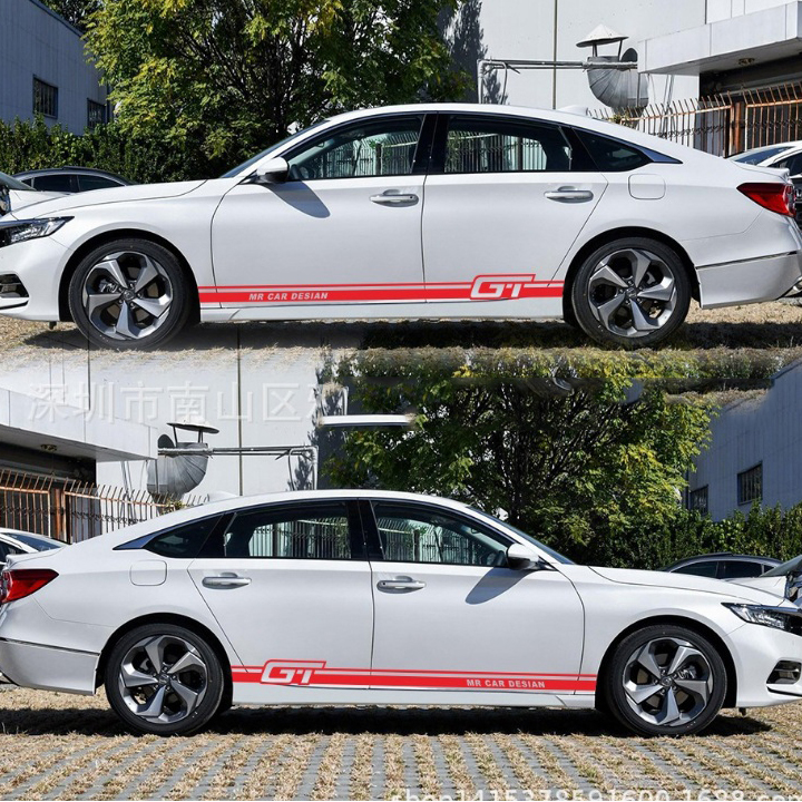 [HCM]Tem dán sườn xe phong cách thể thao GT
