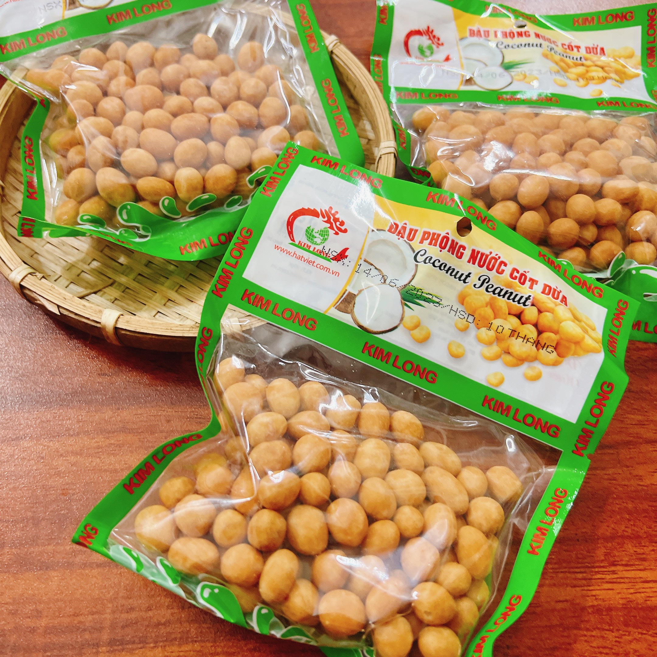 Snack Đậu phộng nước cốt dừa thơm giòn