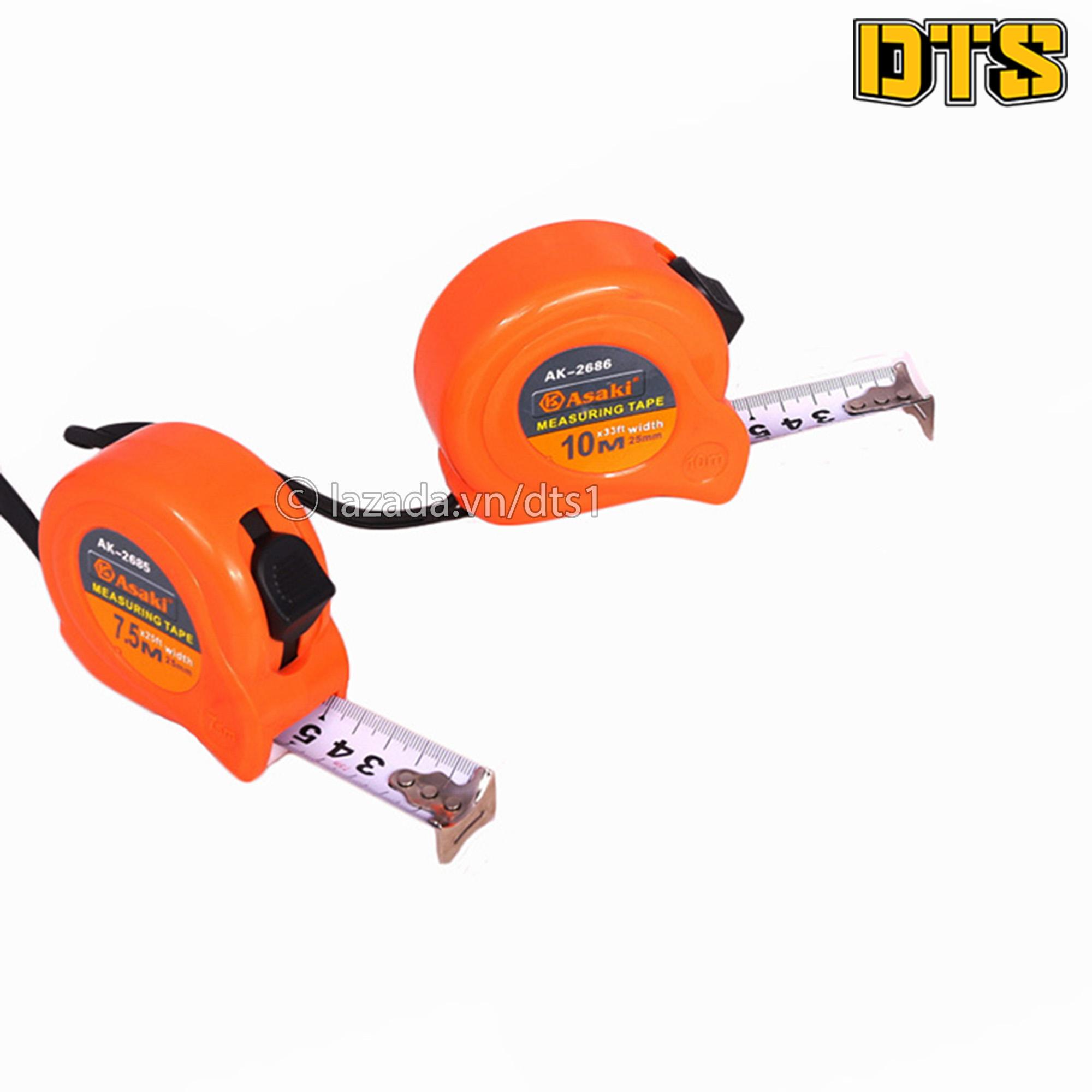 Thước rút - Thước cuộn 5m x 25mm Asaki AK-2682