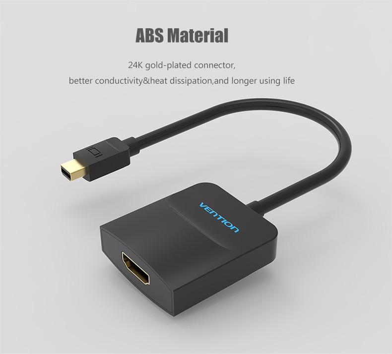 Cáp chuyển đổi Mini DisplayPort to HDMI Vention HBCBB