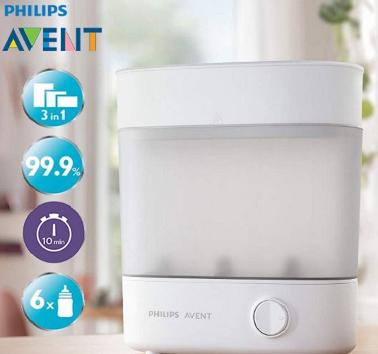 Máy tiệt trùng bình sữa Philips Avent 3in1 SCF291.00
