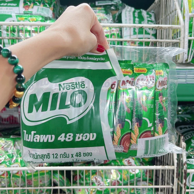 Bột sữa milo thái lan lốc 48 gói
