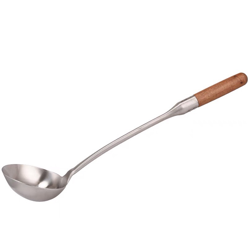 Vá xào inox kiểu đức cán gỗ cẩm lai